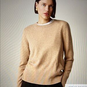 J. Crew Camel Cashmere Sweater S